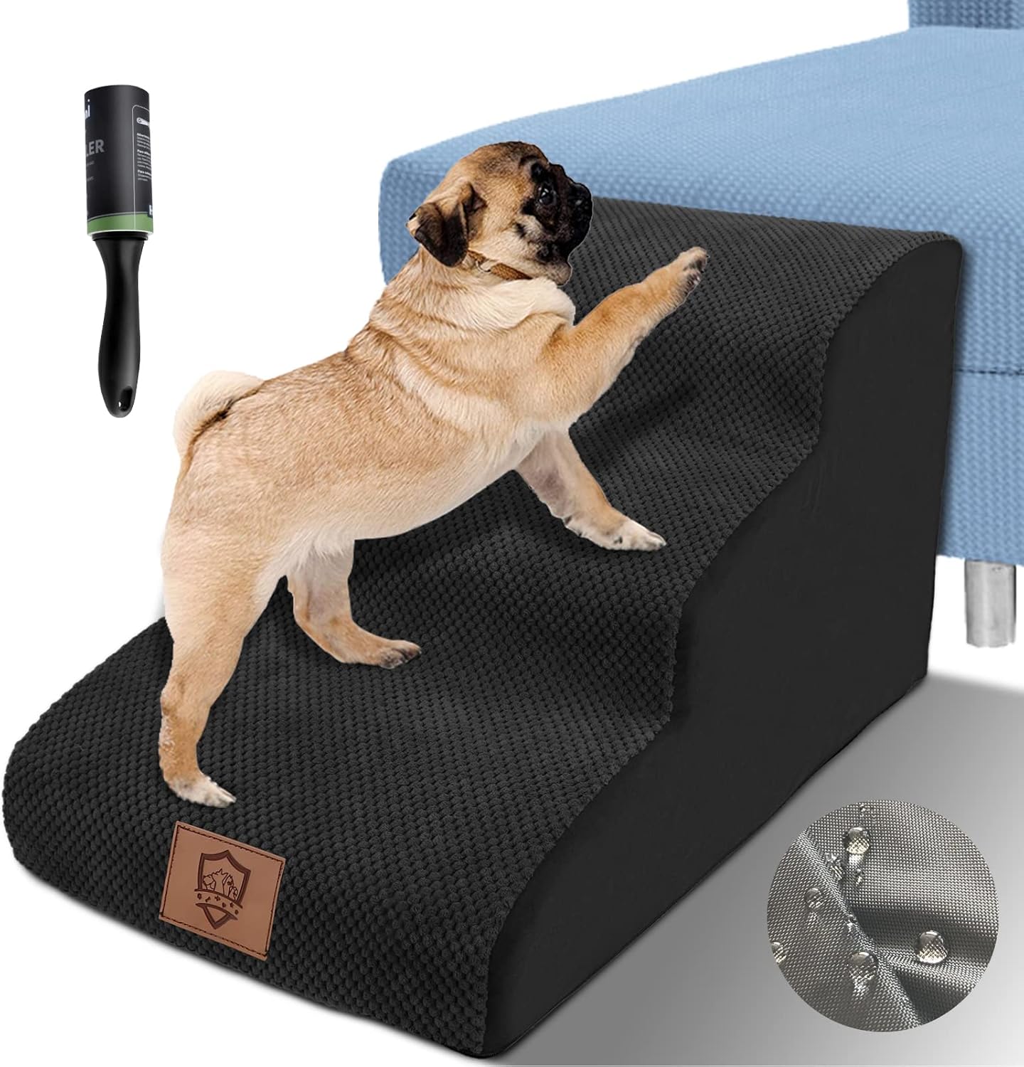 Zvonema ZNM Waterproof Dog Stairs, 40 cm High, Non-Slip 3