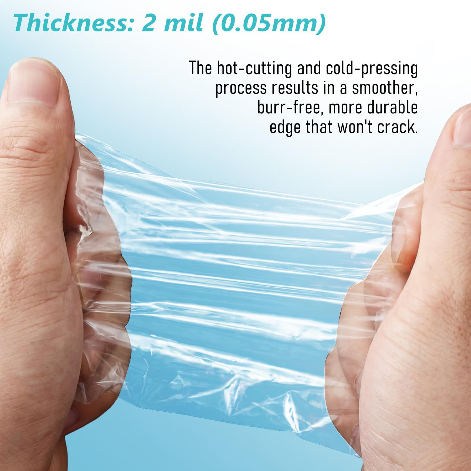 2000 Pcs 4 x 6 Inch Reclosable Zip Plastic Poly Bags 2 Mil Clear Poly Bags with Resealable Lock Seal Small Plastic Baggies for Jewelry, Small Business Packaging, Beads, Screws Storage
