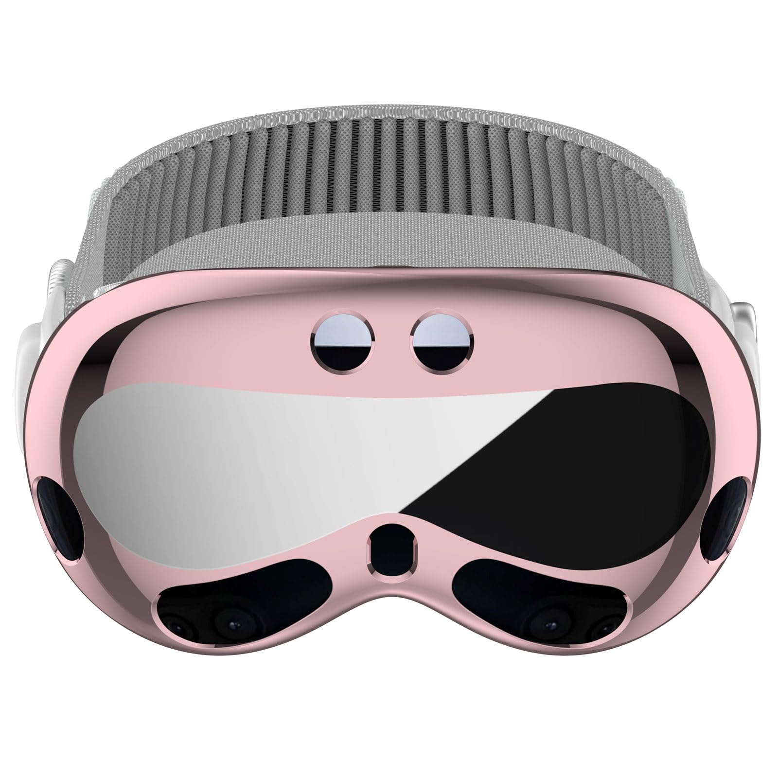 Havilah for Apple Vision Pro Electroplated TPU Protective Case VR Glasses Accessories(Pink)-image-35