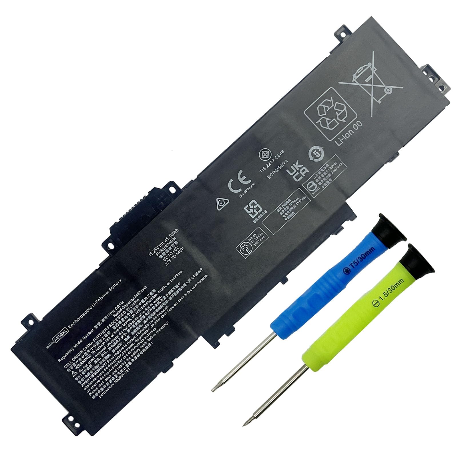 K KYUER AE03XL AE03041XL Batterie Pour HP 240 245 246 250 255