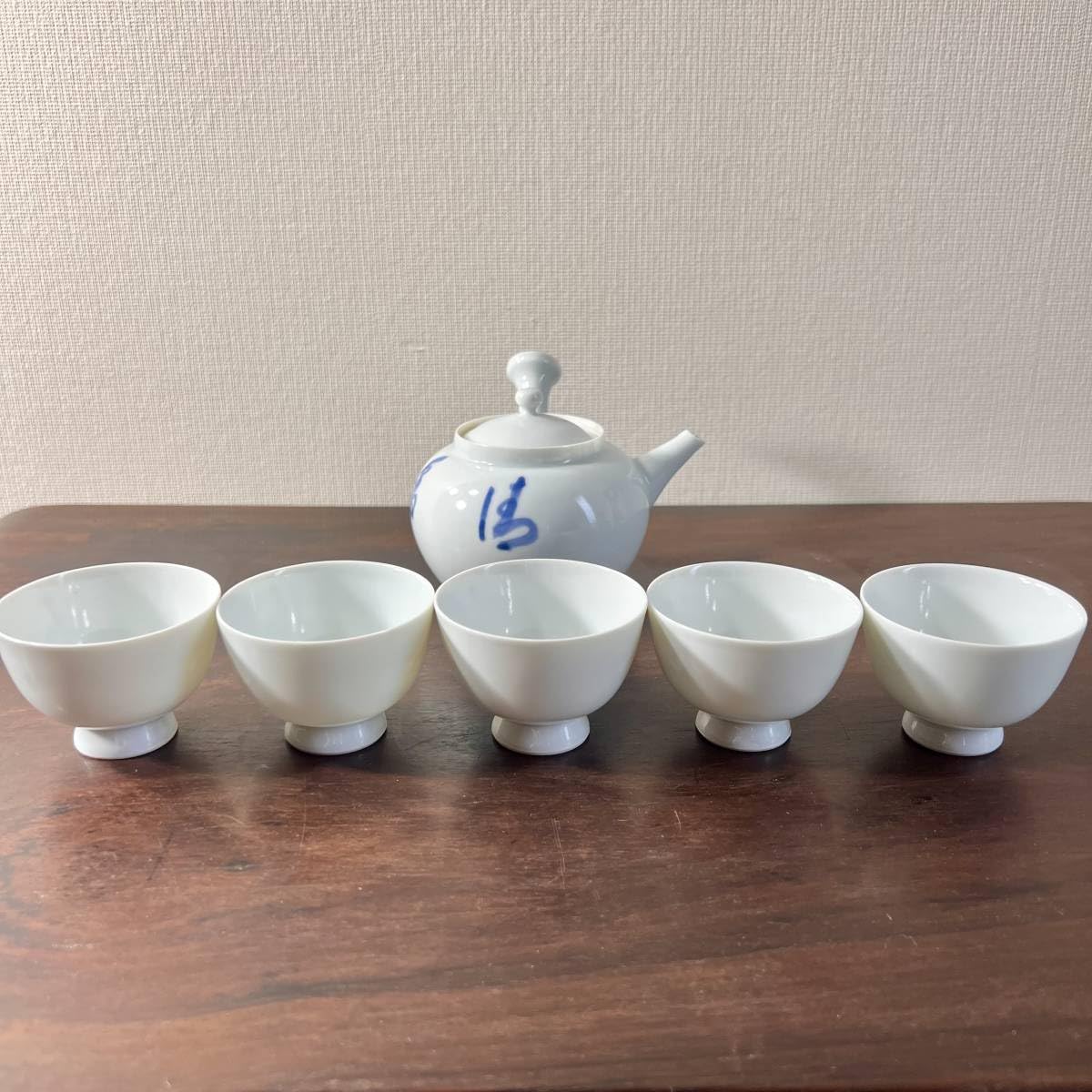 村田亀水　菊絵　煎茶器揃　急須　煎茶碗5客　京焼　煎茶道具　乾山　茶道具　陶芸 村田亀水 菊絵 煎茶器揃 急須 煎茶碗5客 京焼 煎茶道具