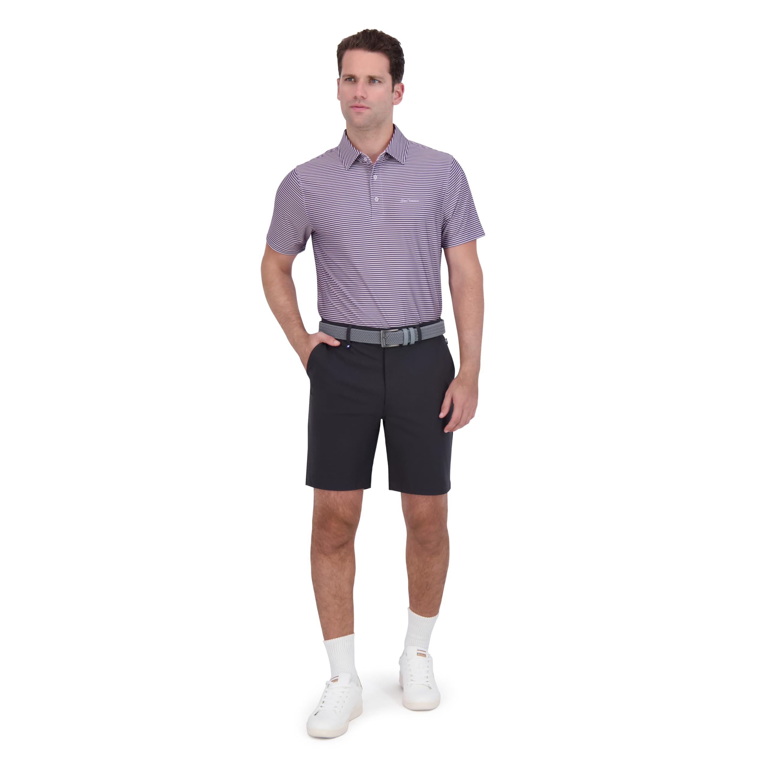 Ben Sherman Athletic Performance Short Sleeve Polo Golf Shirt Polo da Golf a Maniche Corte da Atletica Uomo (Pacco da 1)
