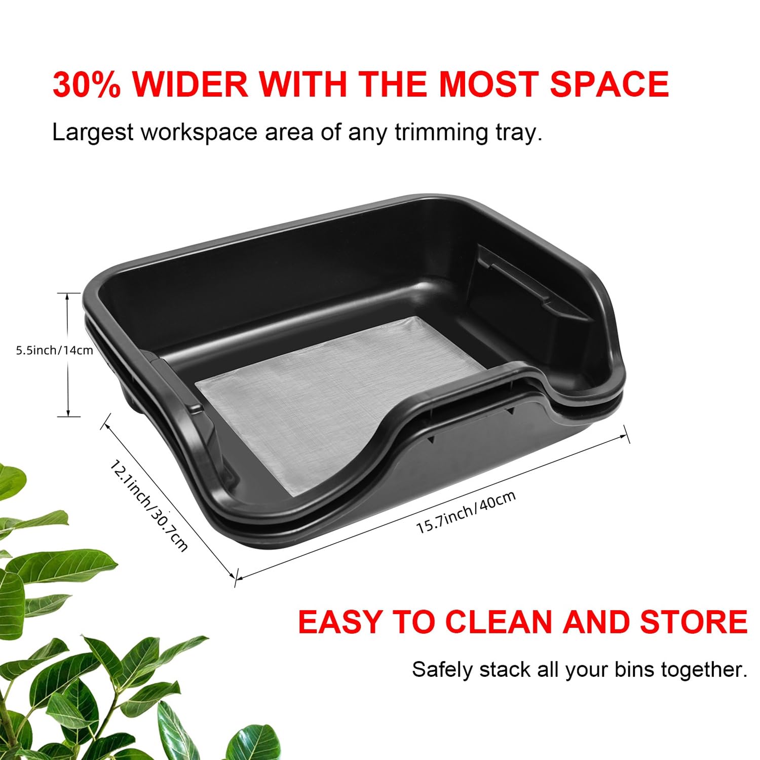 Tamiz de jardinería de 150 micrones, con diseño ergonómico, Incluye 2 bandejas, 1 Tijera Recta, 1 Tijera Curva, 1 Cepillo, 1 Lupa, 4 tapetes Antideslizantes