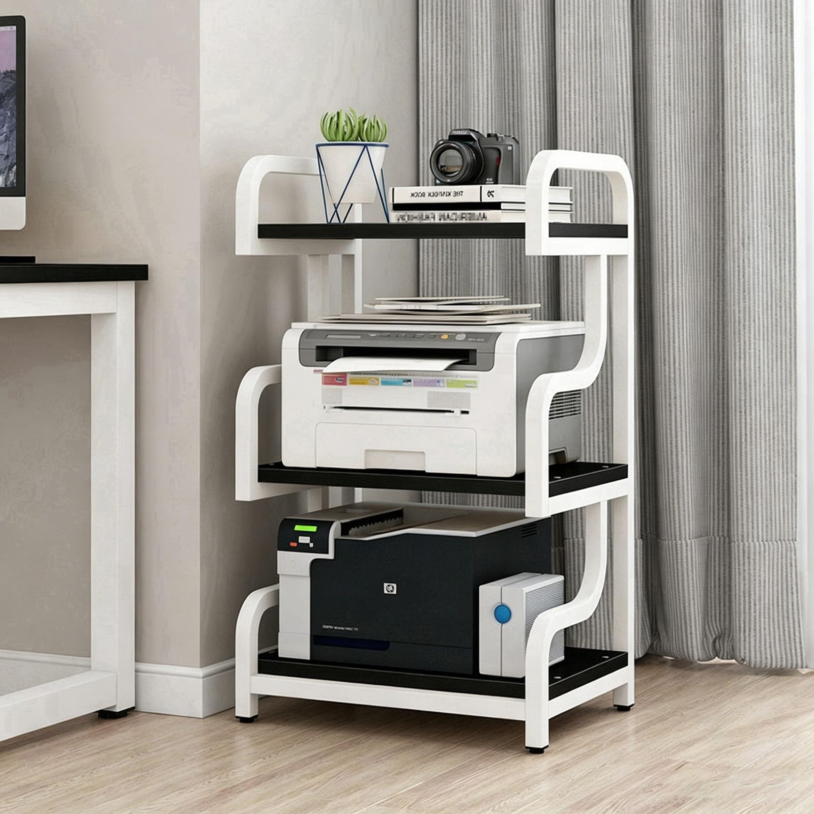 Meuble platine vinyle et armoire pour composants stéréo de salon