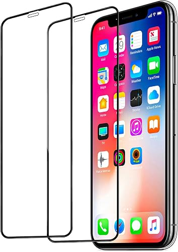 Ruiooy Pellicola Protettiva per Schermo iPhone XR  Anti-Luce Blu  Vetro temperato  per iPhone 6 1 Pollici  Confezione