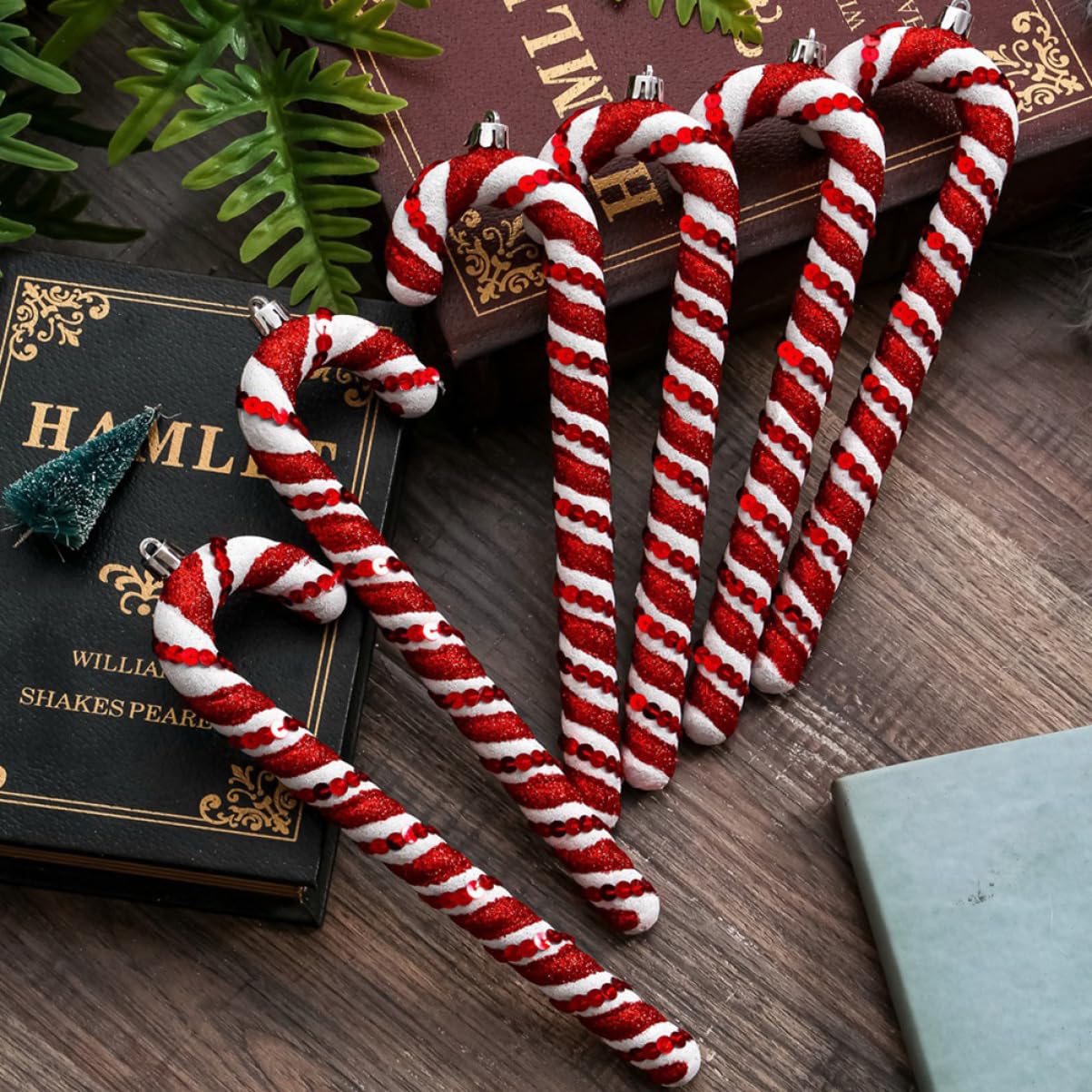 PRETYZOOM 3 Juegos Adornos para Árbol De Navidad Adornos De Guirnaldas De Jengibre Pegatinas Soporte para Decoraciones De Nieve De Navidad Decoración Navideña 6 Piezas * 3