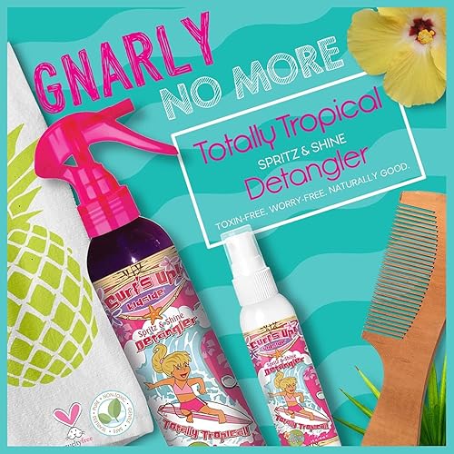 Miniatura 2 de Surf's Up Kidside Desenredante totalmente tropical sin enjuague (8.1 onzas líquidas)