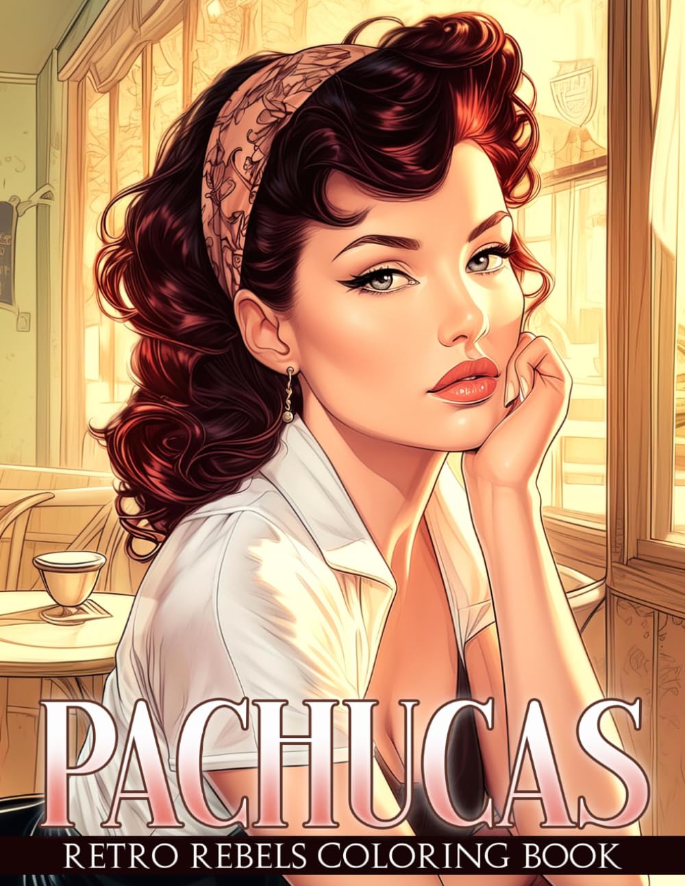 Pachucas Coloring Book: Stunning Chicana Style Coloring pages featuring Bold Fashion and Confident Girls for Teens and Adults seeking Creative Fun