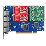 TDM410P FXS FXO Card with 2 FXO+2 FXS Modules,PCI Card,for Asterisk PBX Telephone System Hardware Isabel Card,TDM 400P