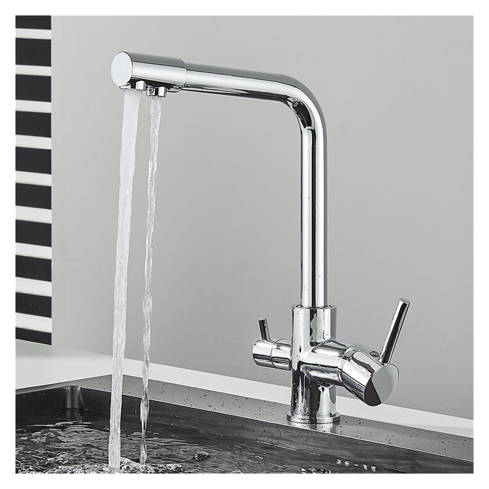 Filtre robinet de cuisine contre le calcaire pour boire une eau pure saine