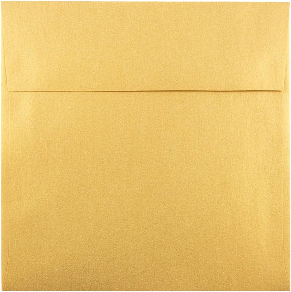 JAM PAPER A10 Metallic Invitation Envelopes - 6 x 9 1/2 - Gold Stardream - 25/Pack