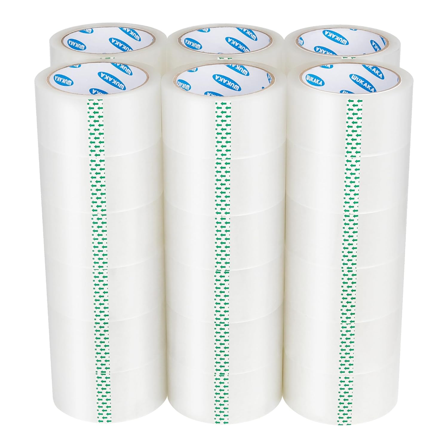 Packing Tape, 36 Rolls Clear Packing Tape 2 Inches Wide, 65 Yards Per Roll, for Shipping Packaging Moving Sealing