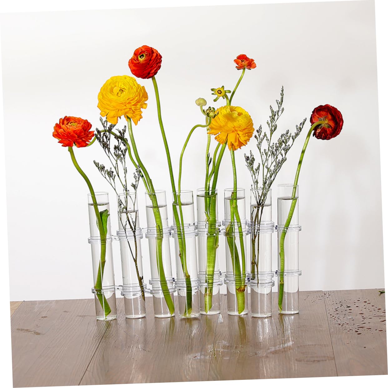Vase en Verre Transparent, Lot de 1 Set de Set, Station de Propagation