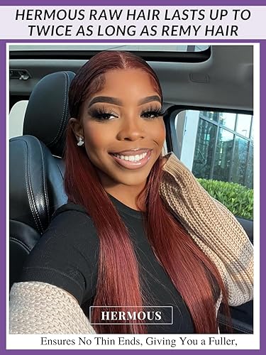 Miniatura 6 de Paquetes de cabello humano castaño rojizo doble dibujado 12A, paquetes de cabello castaño rojizo cobrizo, paquetes de cabello completo Thcik 100%