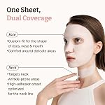 Dr. Reju-All Avancé PDRN Masque rajeunissant - Visage & Masque de feuille de cou coréen avec 1,200 ppm PDRN, Collagène & Peptides de cuivre - Hydratant & Apaisant, soin de la peau (36g x 4EA)