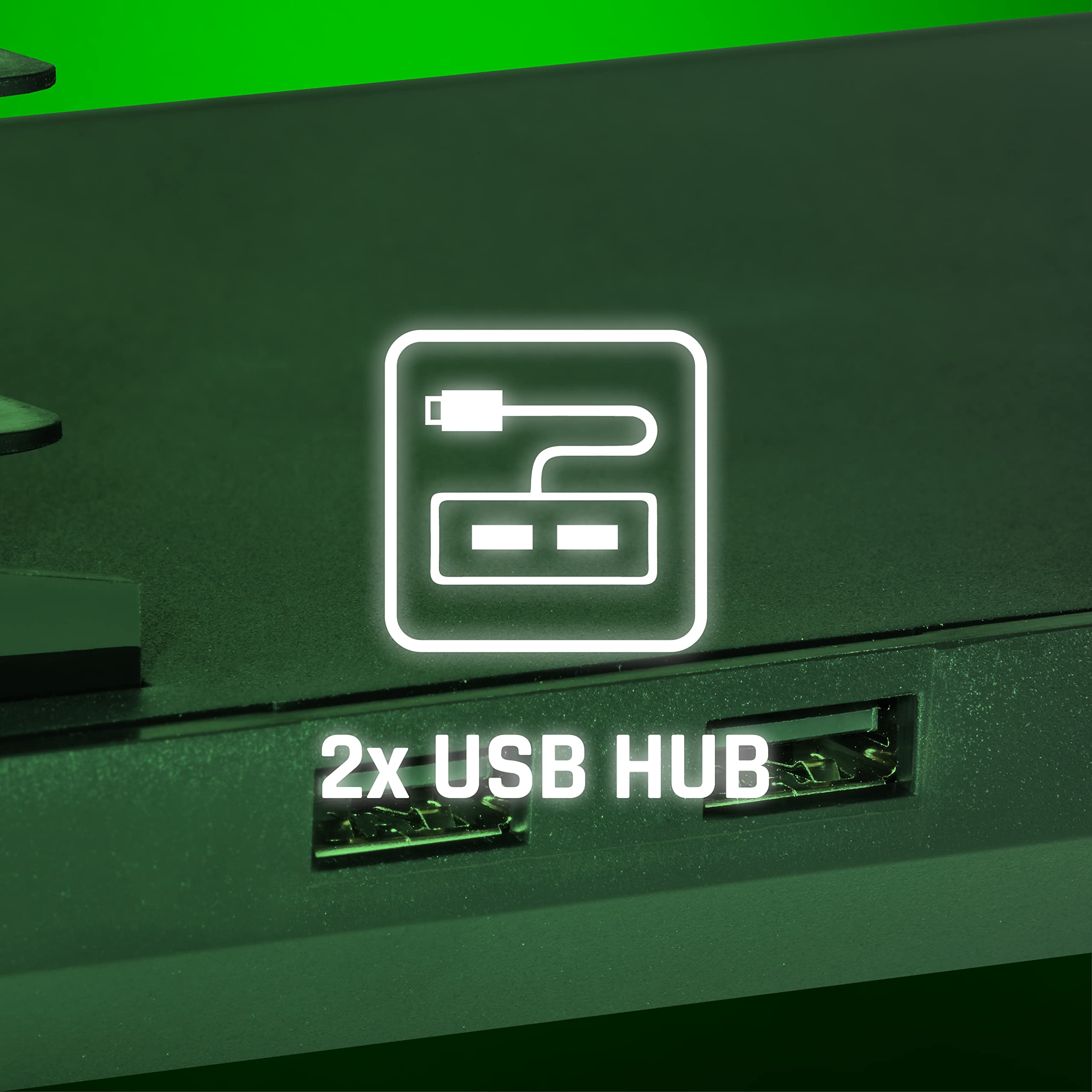 snakebyte Torre de Juegos con estación de Carga para 2 mandos de Xbox One 4, 2 Ranuras USB, Espacio para 15 Juegos y BLU-Ray – Organizador y estación de Carga
