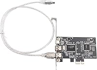 Vista 9 de Tarjeta PCIE de captura de video FireWire para PC de torre de escritorio, 2.5Gbps 1394a IEEE 1394 controlador PCI Express tarjeta con cable Firewire