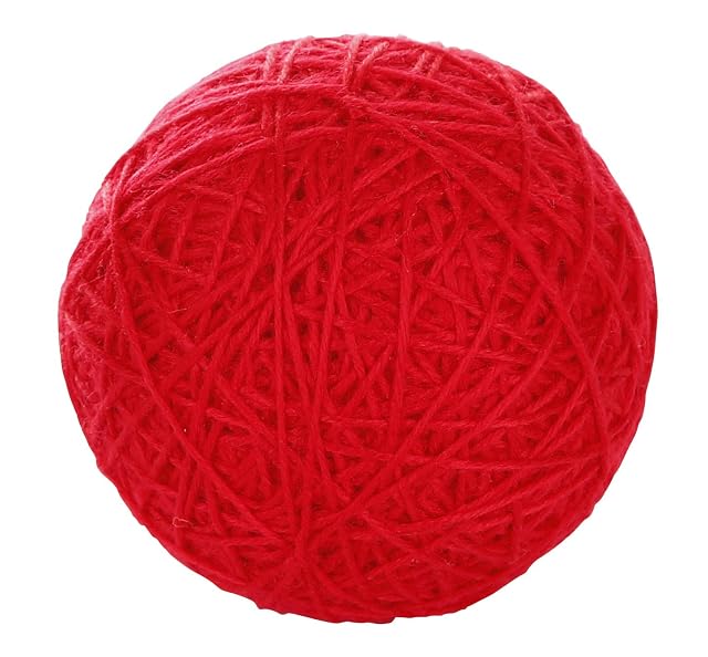 Kerbl Pet Pelota de Lana para Jugar (10 cm), Color Rojo