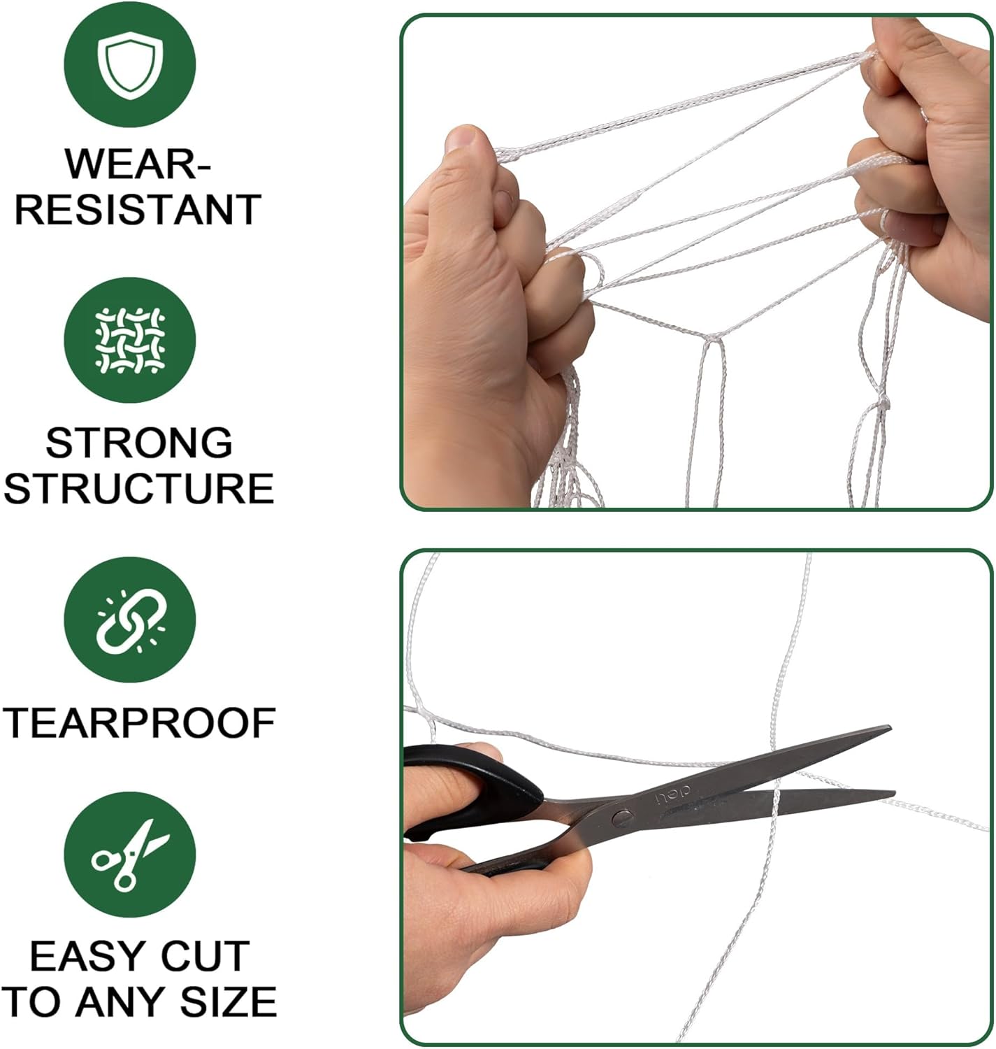 Heavy Duty Trellis Netting Roll, Oltara 5 x 350 ft Soft Mesh Nylon Garden Plant Trellis Netting Bulk for Climbing Plants, Vegetables, Fruits, Cucumber, Pea, Tomatoes