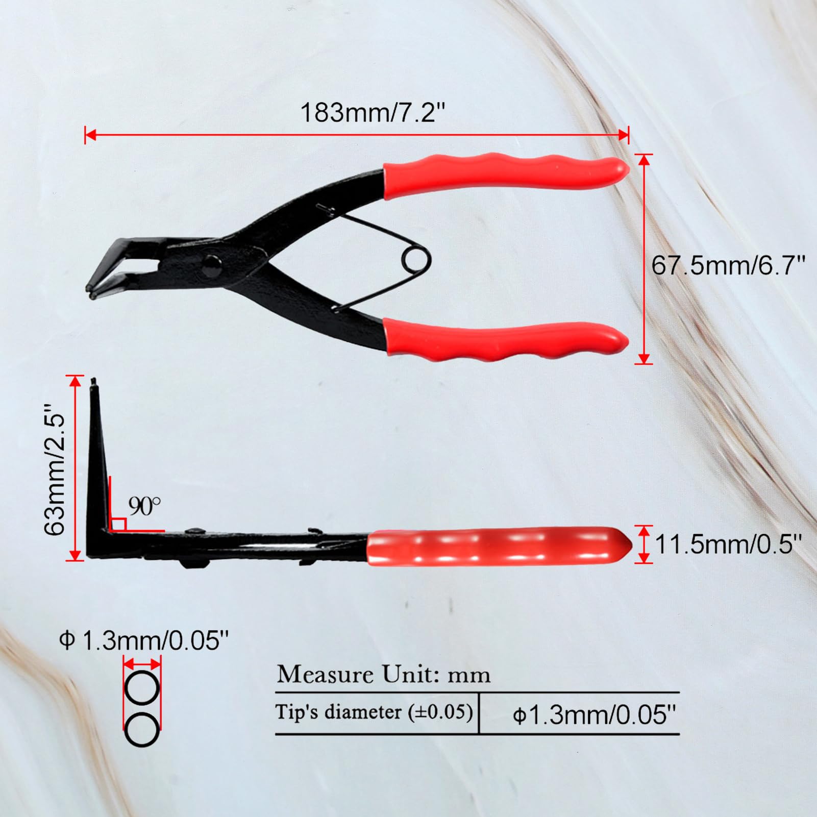 Speedwox 9-Inch Snap Ring Pliers Set (2-Piece) – Internal & External Circlip Pliers For Retaining Rings