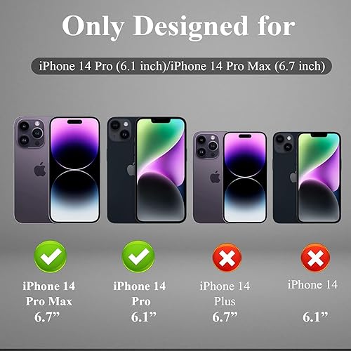 Miniatura 2 de YWXTW Protector de lente de cámara diseñado para iPhone 14 Pro Max, protector de lente de cámara para iPhone 14 Pro, protector de lente de cámara de