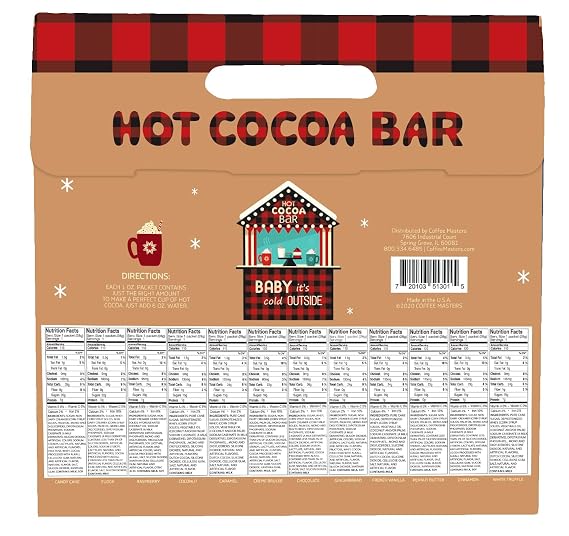 Holiday Hot Cocoa 12 Pack Cocoa Sampler Gift