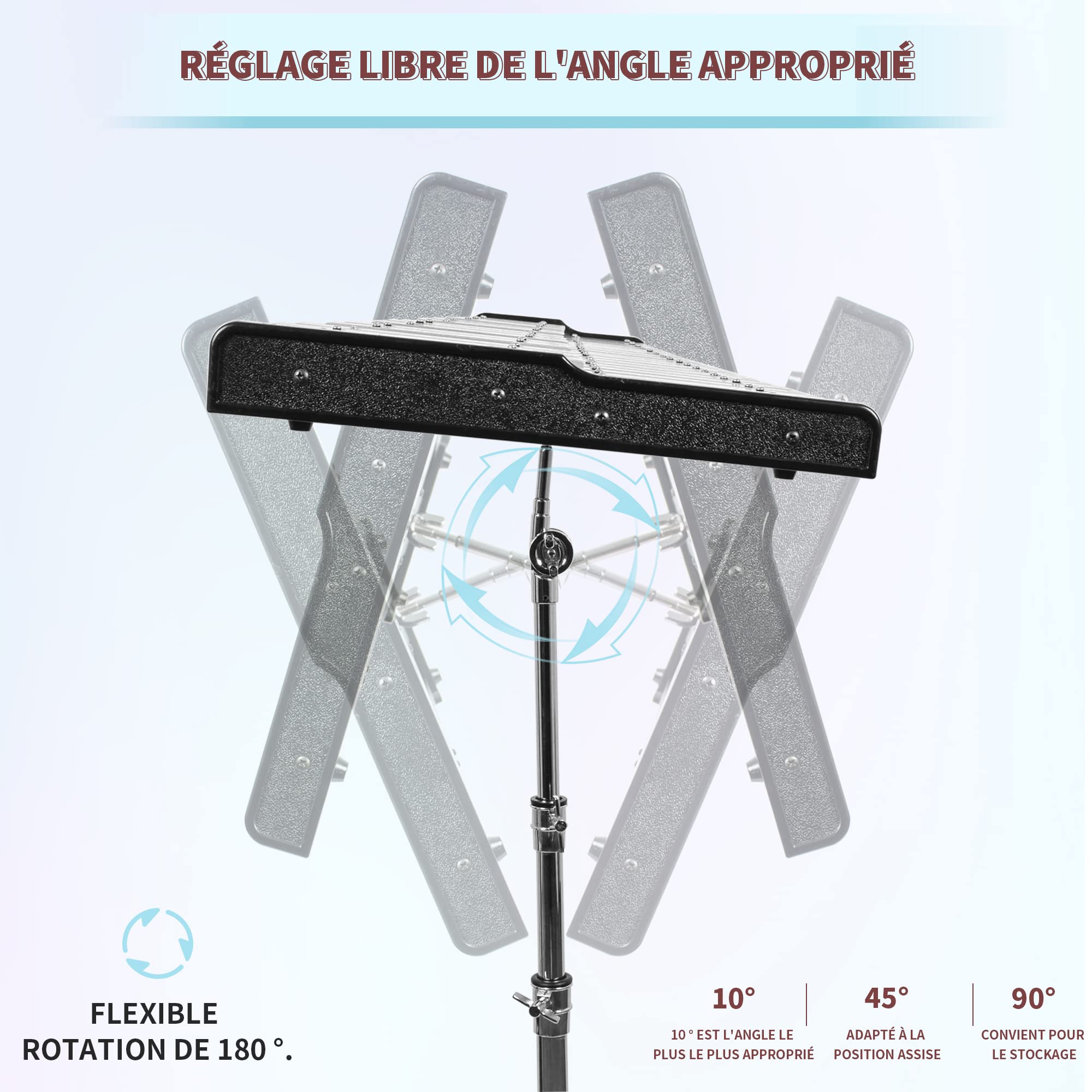 Glockenspiel Chromatique Avec Raquettes - Parfait Pour Débuter En Musique, Boîte Jaune Incluse