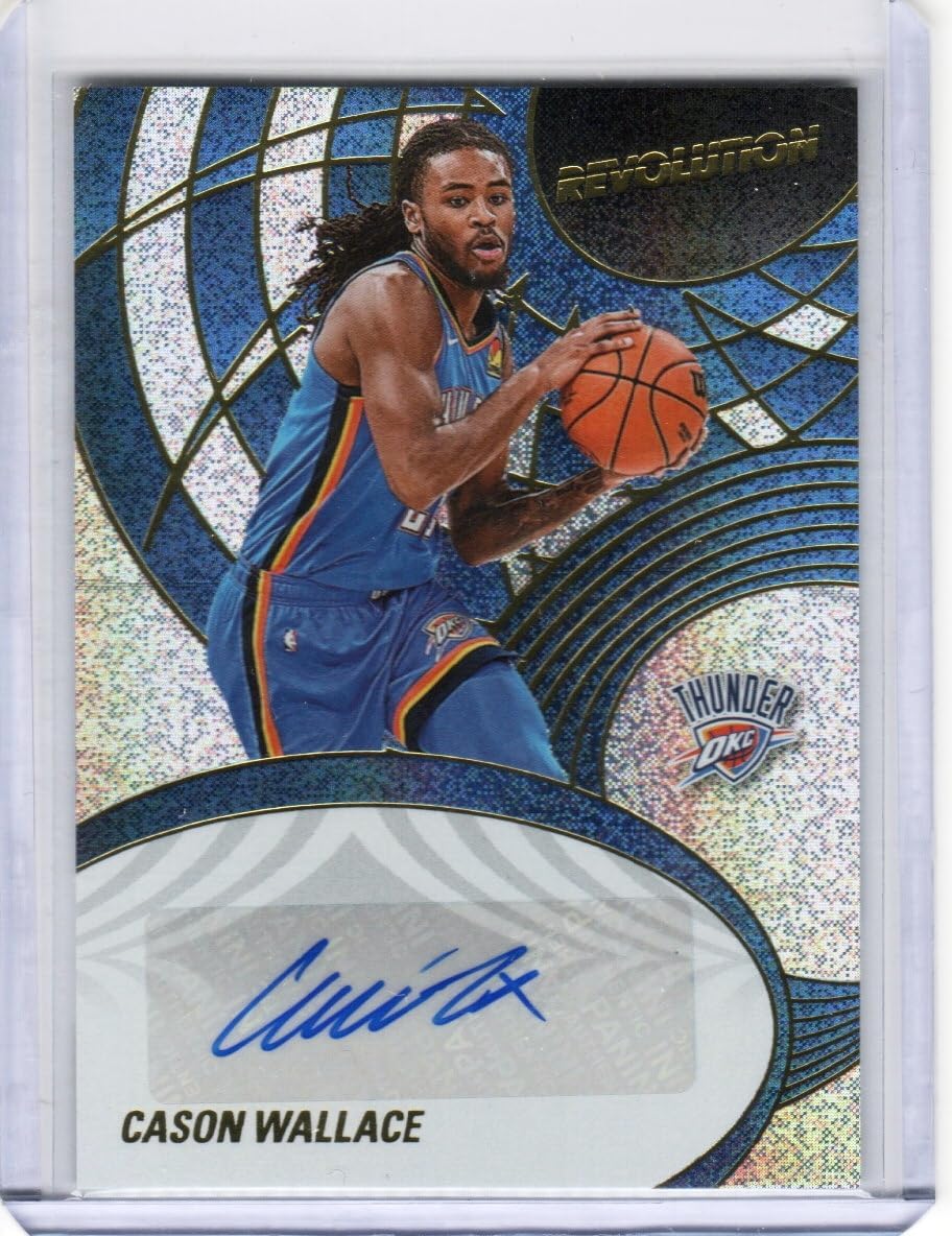 Cason Wallace Autograph Revolution Collectible Basketball Card - 2024 Revolution Basketball Card #AU-CAW (Thunder)