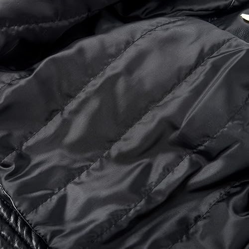 Miniatura 5 de LJYH Chaqueta de piel sintética para niños, abrigo de cuero para motocicleta