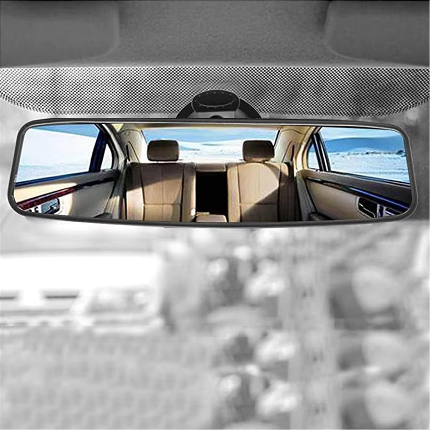 Car Inner Mirror Rear View Car Interior Rear View Mirror Adjustable Vehicle Rearview With Suction Cup Auto