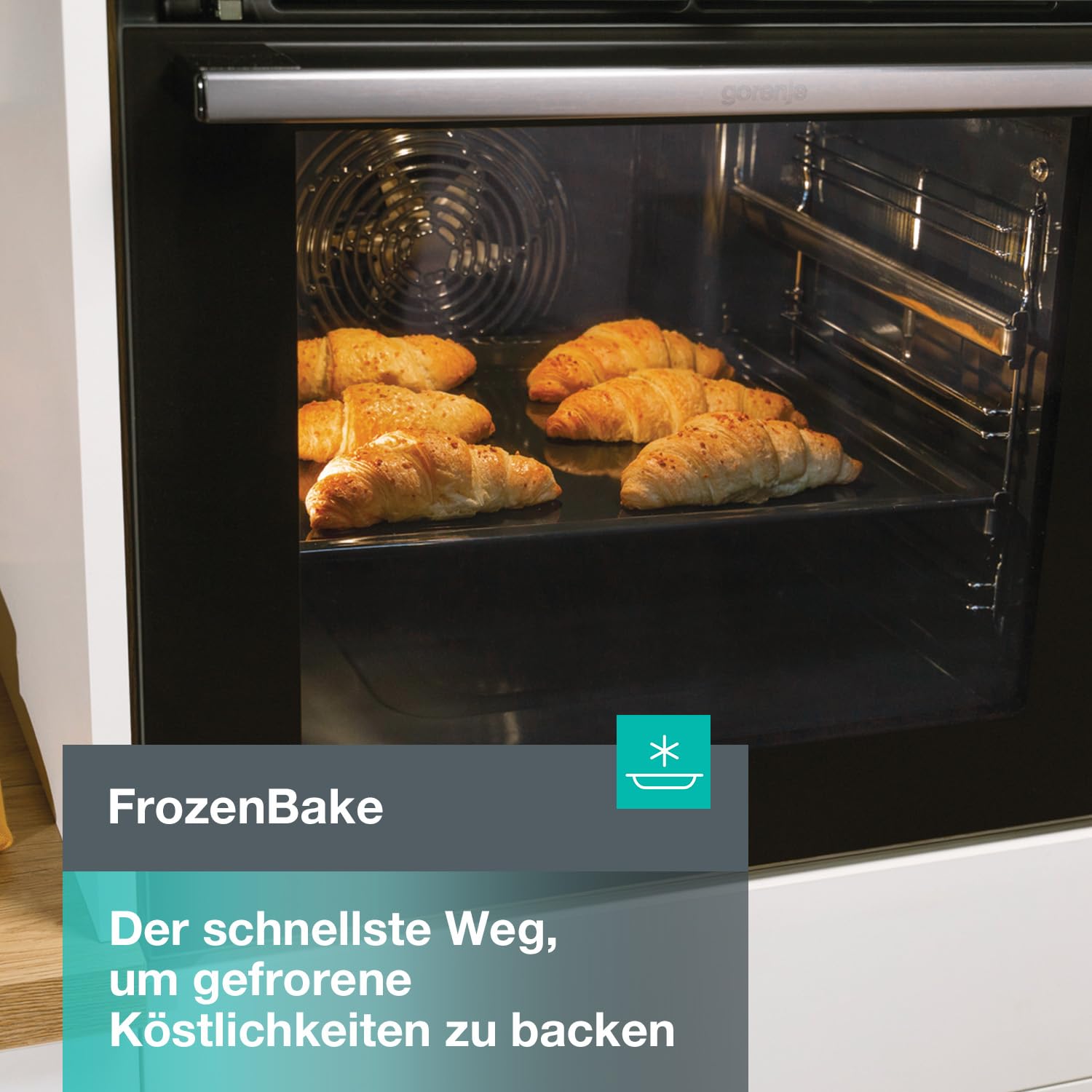 Gorenje Einbaubackofen-Set Jump Set Aqua/C mit Kochfeld ECT641BSC und Backofen BO6735E02BK 77L Pizzamode 300°C PerfectGrill EcoClean-Email Glaskeramik schwarz