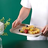 Vista 2 de Bandejas de arte de plástico, paquete de 8 bandejas apilables para actividades, bandeja organizadora de manualidades, bandeja de servir, bandeja