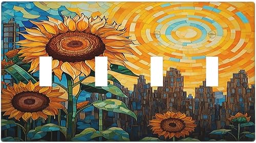 Miniatura 130 de Cubiertas de salida de textura abstracta moderna de mármol líquido Pintura abstracta púrpura Arte de pared Cubiertas de toma 1 banda Interruptor de