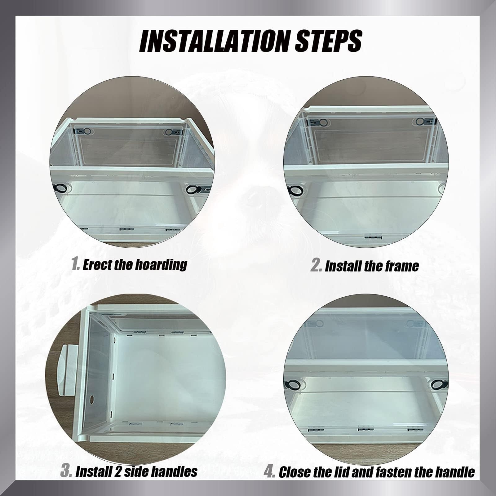 Caja de nebulización para cachorros, incubadora de atomización para mascotas, caja de terapia de oxígeno para perros y gatos, caja de nebulización para gatitos, incubadora de mascotas para tratamiento