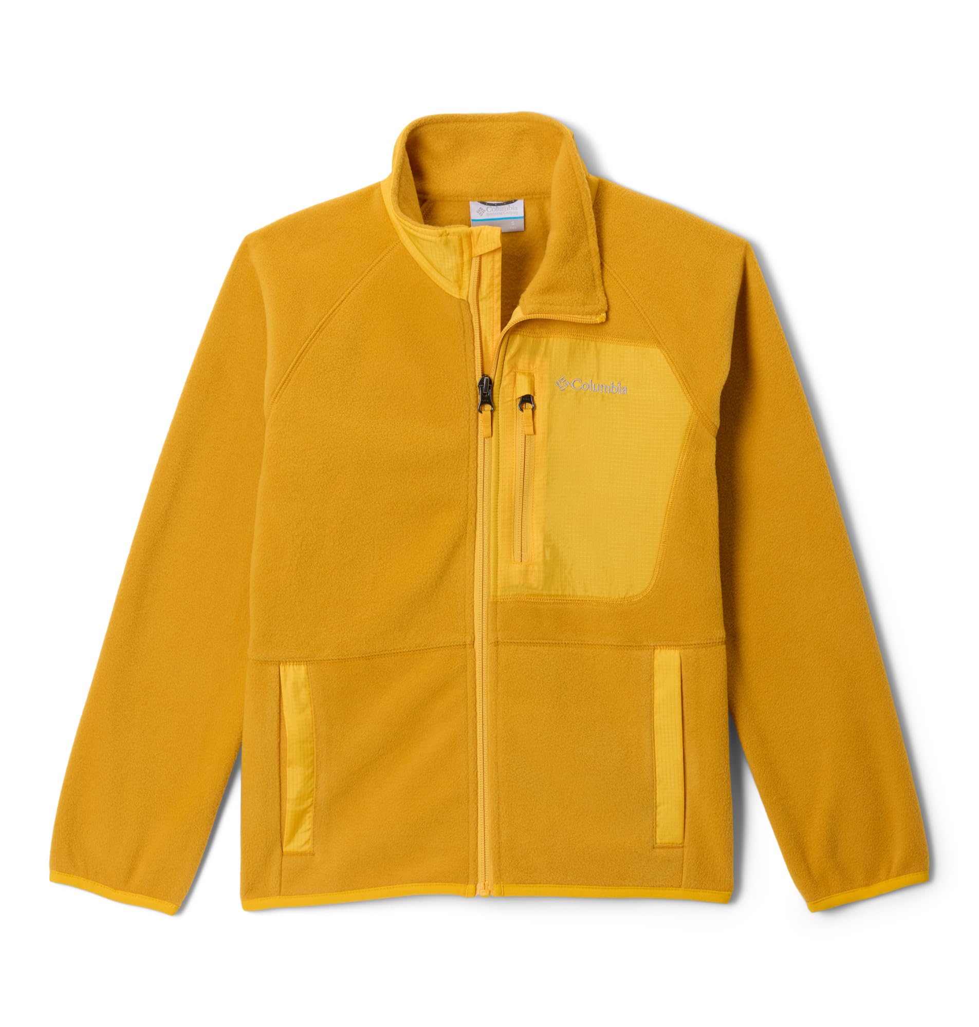 Columbia Youth Fast Trek 5 Full Zip Fleecejacke mit durchgehendem Reißverschluss, Squash/Stinger, Größe XL