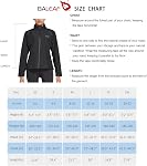 BALEAF Women's Reflective Cycling Rain Jackets Windbreaker Waterproof Lightweight Packable Running Walking Hiking Gear Hooded