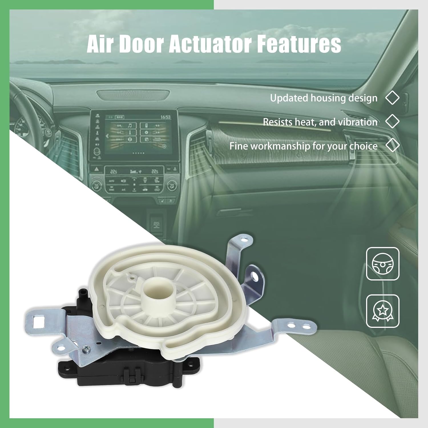 SCITOO HVAC Heater Blend Door Actuator Replacement for Honda for CR-V 2012-2016 604-0867 Heater Blend Door Levers, Air Door Actuator