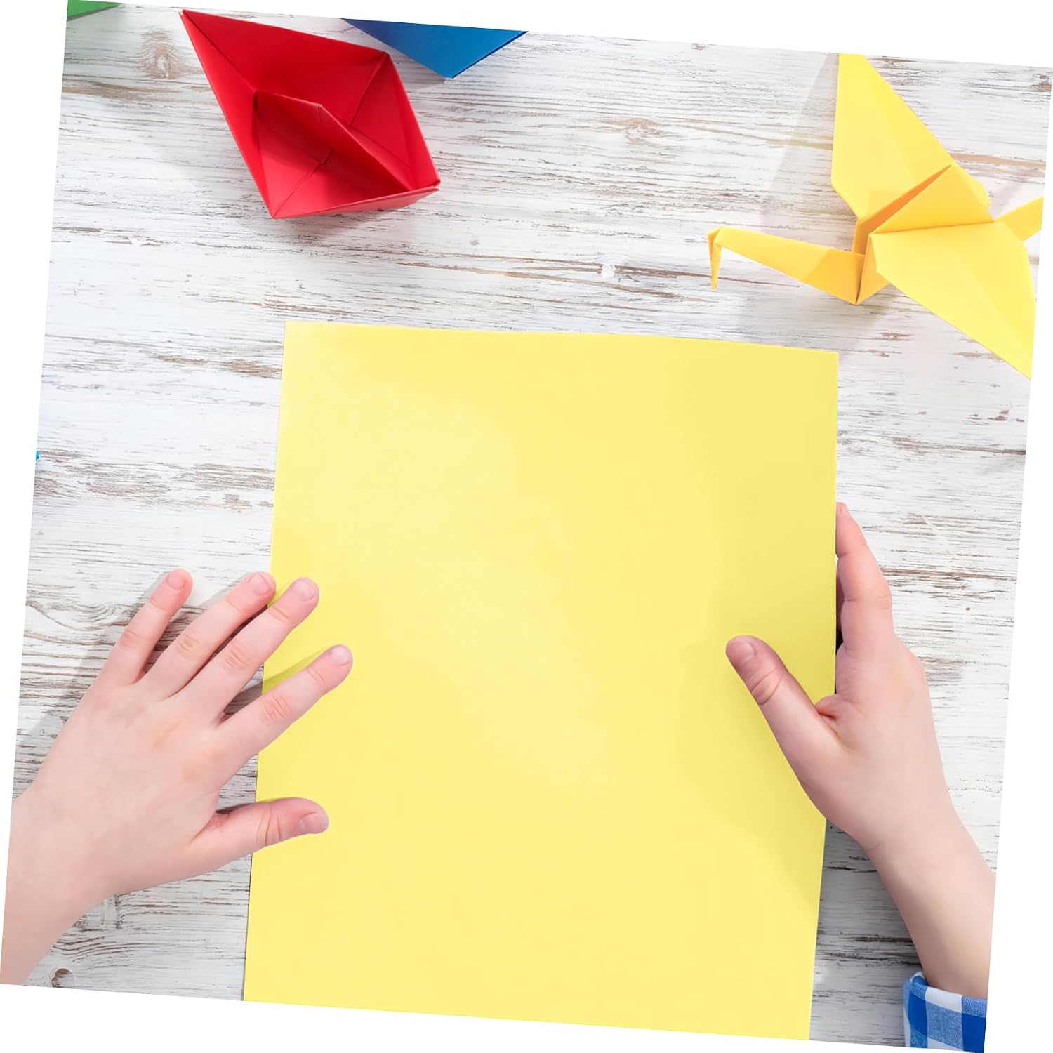 100sheets Light Yellow Paper for Hand Crafts Typing and Diy Projects Multipurpose Printing for School and Office Supplies