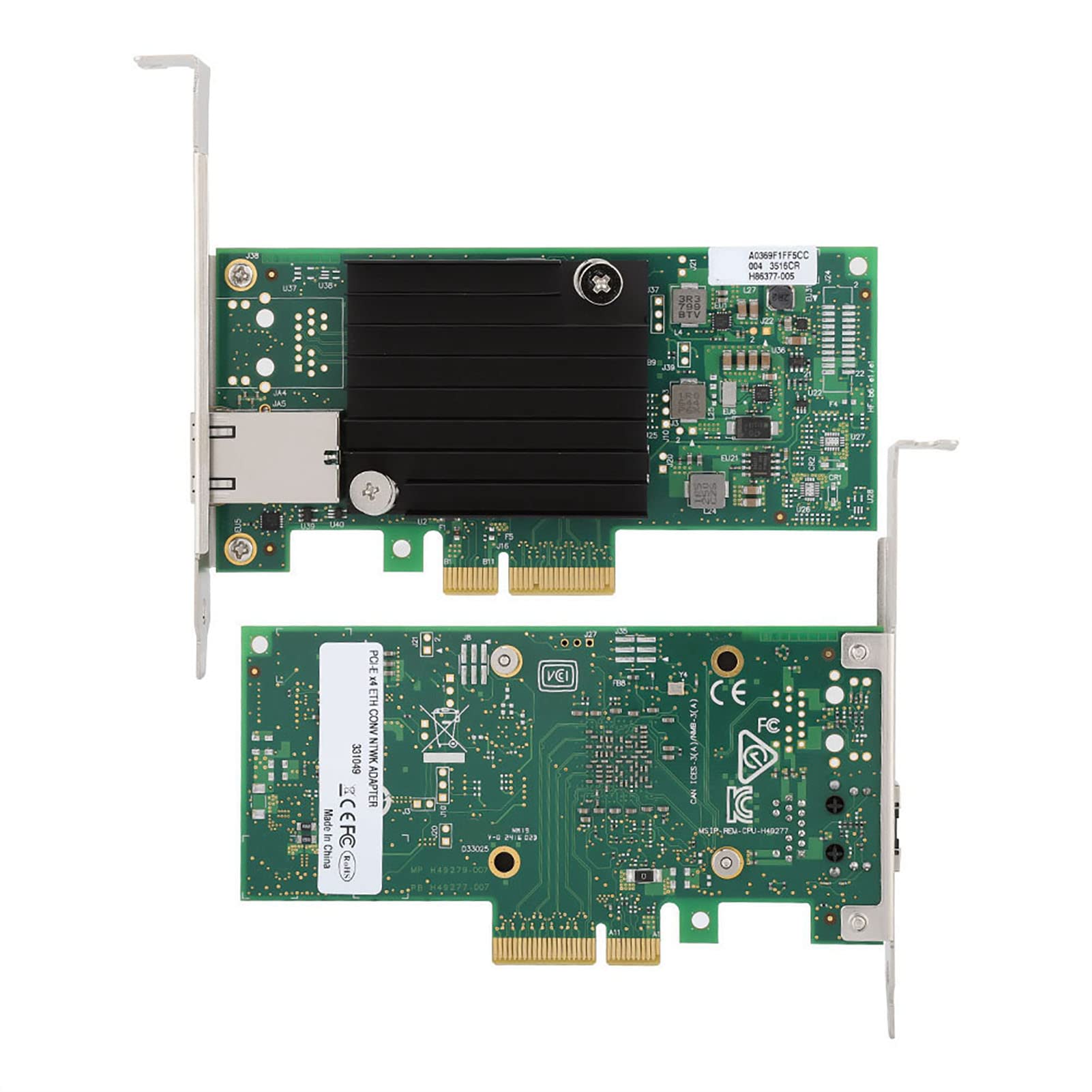 Cocoarm X550-T1 10 Gigabit Ethernet Serwerowa Karta Sieciowa, PCIe 3.0 X8