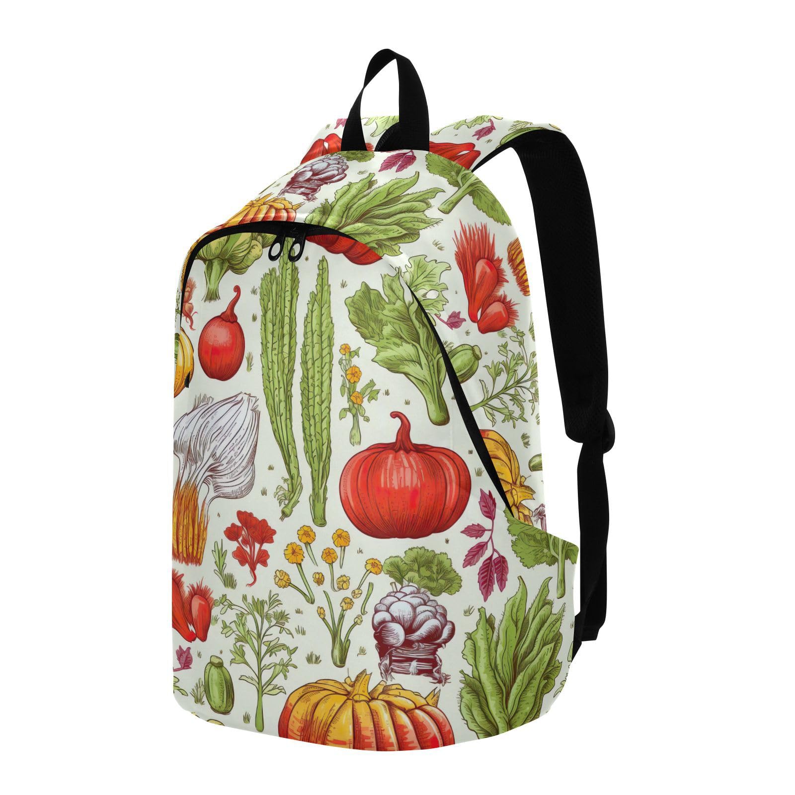 MCHIVER Travel Backpack Veggies Vegetables Molasses Casual Daypack Backpacks Lightweight Carry on Bag Water Resistant Large Backpack for Women Men