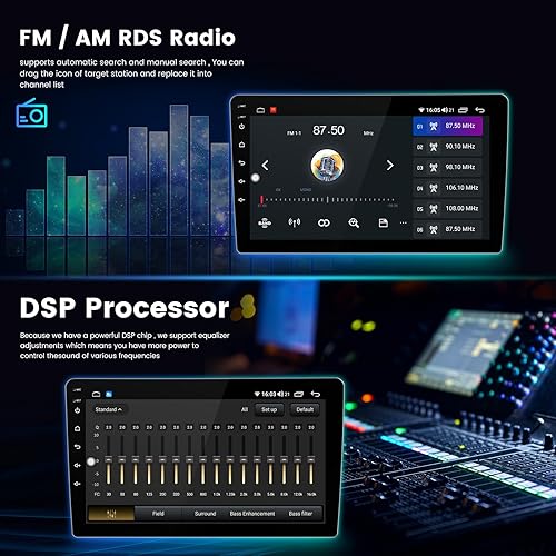 Miniatura 6 de 1280x720 pantalla táctil Android coche estéreo para Mercedes Benz Clase C W203 2004-2007 C200 C230 C240 C320 C350 CLK Bluetooth coche Radio