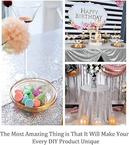 Vista 30 de Pardecor The Yard - Tela de malla con purpurina para coser, paño brillante (2 yardas, borgoña)