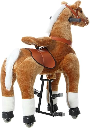 Miniatura 9 de PONYEEHAW Juguetes para montar a caballo, juguetes para niños de 3 a 6 años de edad, juguetes de animales de peluche de primera calidad, caballos