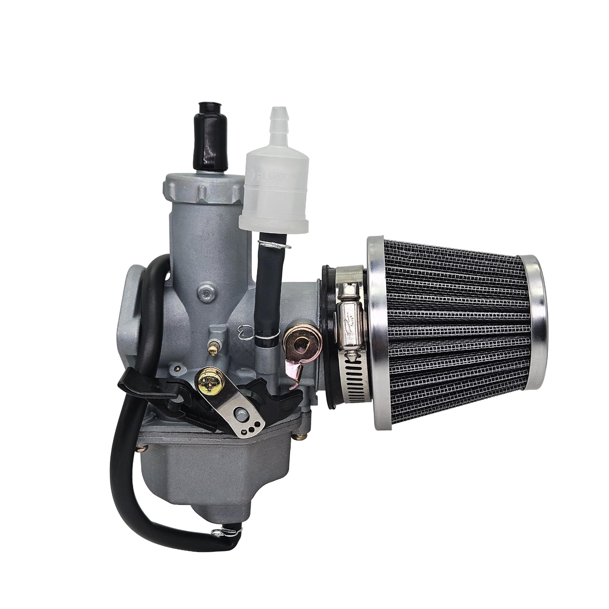 tianfeng Universal PZ 30 mm Carburetor For 150cc 175cc 200cc 250cc 300cc Engines Motorcycle Dirt Bike ATV Carb w/Air Filter (Manual Choke