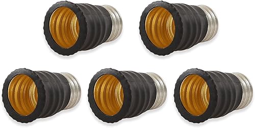 Miniatura 4 de ELECTOP Adaptador de base de bombilla LED E11 a E12, convertidor de lámpara de enchufe de luz (paquete de 5)