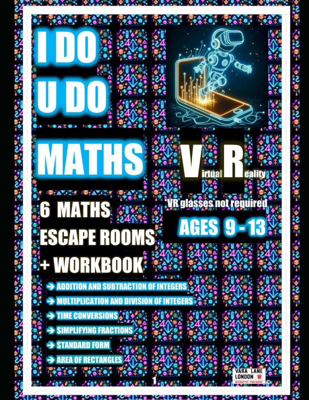 I DO U DO MATHS Virtual Reality Maths Escape Rooms Workbook