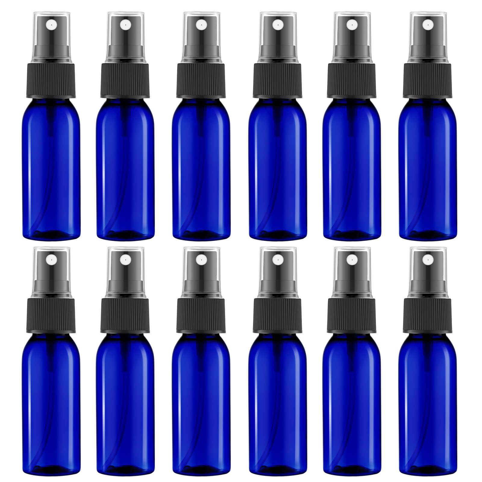 1 Oz/30ML Small Plastic Spray Bottle(12 PCS), Empty Fine Mist Mini Travel Size Sprayer, Portable Refillable Liquid Containers for Perfume, Cologne,