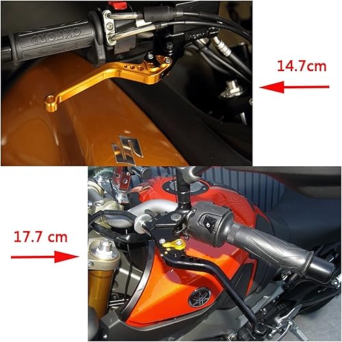 Miniatura 7 de SOKAKI Accesorios de motocicleta CNC ajustable palanca de embrague de freno de motocicleta para BMW F650GS F 650 F650 GS 650GS 1999-2007, accesorios