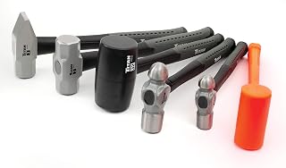 Titan 63136 6-Piece Hammer Set, Includes 16oz & 32oz Ball Pein, 32oz Rubber Mallet, 3lb Sledgehammer, 2lb Dead Blow & 3lb Cross Pein