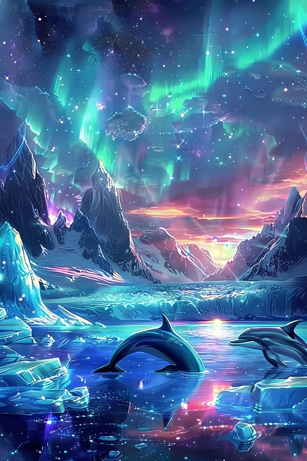 GUAIEUW The Wonderful Aurora Borealis Diamond Painting Kit for Adult Diamond Painting Kit for Adult Aurora 5D Diamond Dots Kits Painting Crafts for Home Decor 16x20 inch